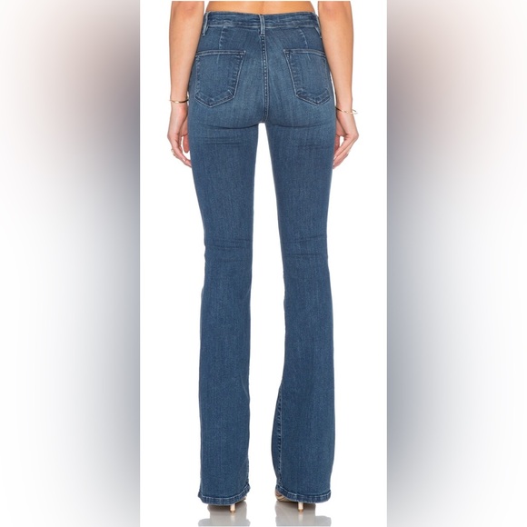 Frame Denim Cropped Le Flare de Francoise in Sunnyslope - Picture 5 of 16